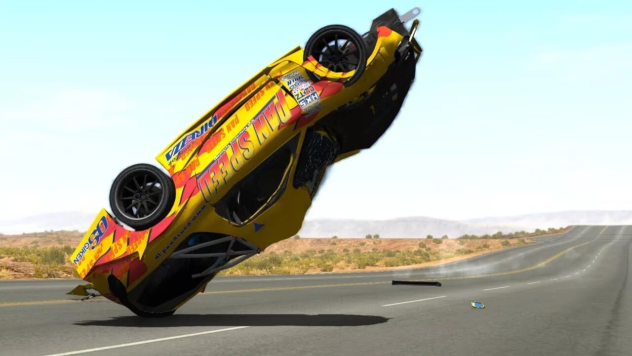 BEAMNG Drive crash. BEAMNG Drive Destruction. Car crash vs. Jump Ramp.