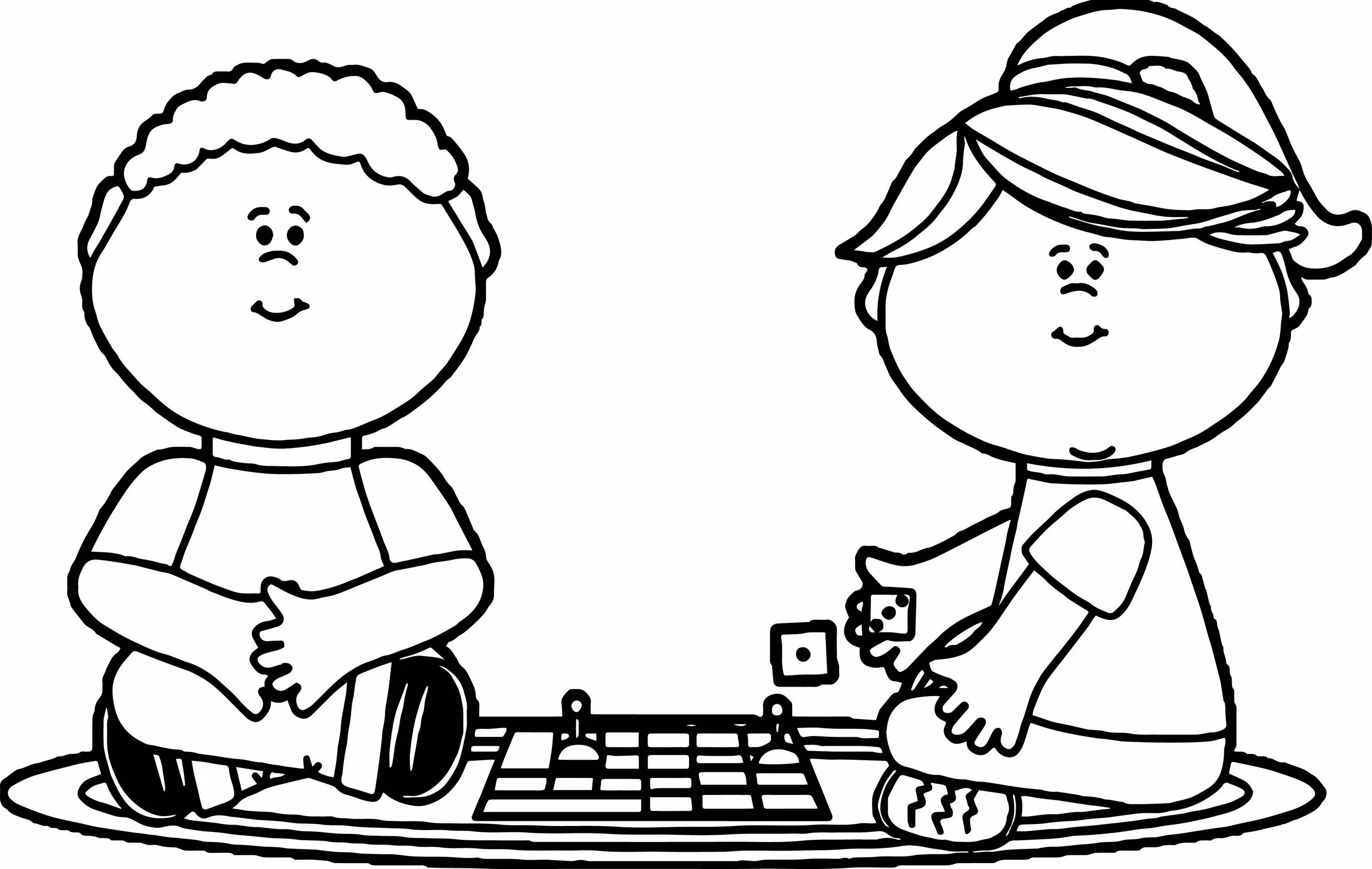 Раскраски для детей. Дети раскраска для детей. Игры для детей: раскраски. Раскраска шахматы