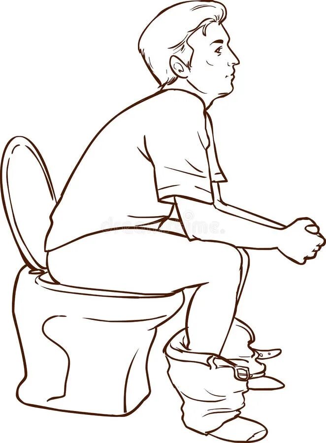 Человек сидит на унитазе рисунок. Человек на унитазе вектор. Вектор человек сидит на туалете. Муж сидит в туалете