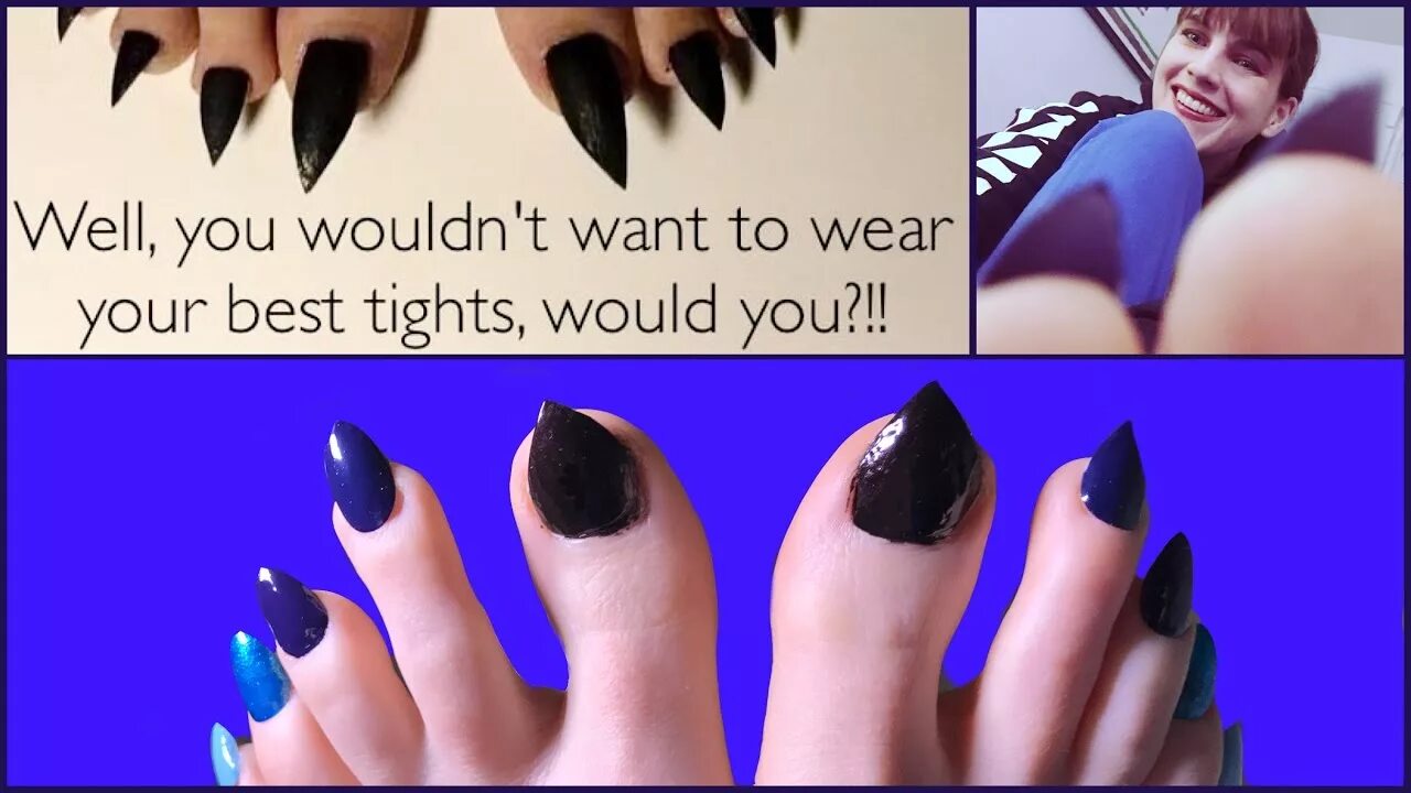 Sharp Toenails. Long Acrylic Toenails. Long Sharp Nails. Stiletto Toenails. You have good point