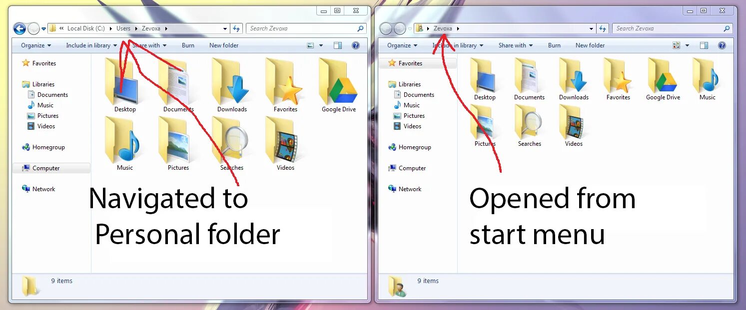 Где найти личную папку. Windows 7 папка. Окно папки Windows 7. Windows 7 папка Windows. Вид папки в Windows 7.