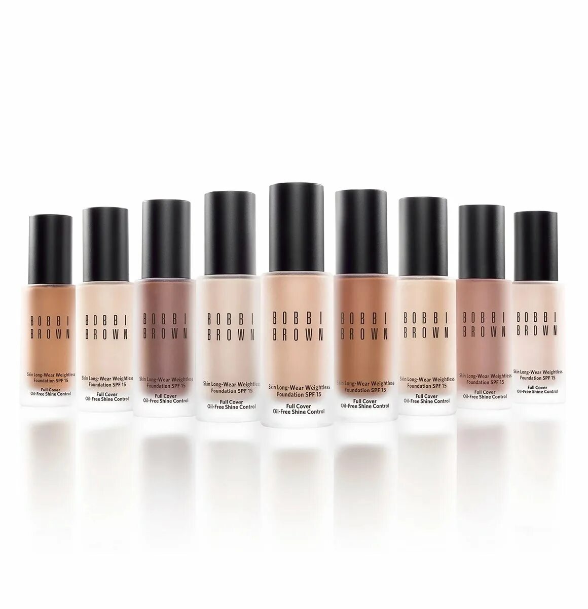 Brown foundation. Bobbi Brown Skin long-Wear Weightless Foundation SPF 15. Bobbi Brown Skin Foundation SPF 15 оттенки. Bobbi Brown Skin Foundation SPF 15 свотчи. Тональный Бобби Браун Skin long Wear Weightless палитра.