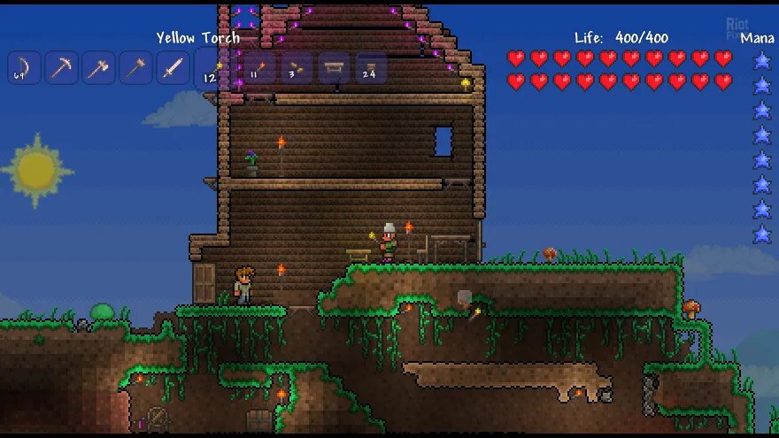 Террария на ps3. Игра Terraria. Игры похожие на террарию. Террария скрины. Старая игра террария