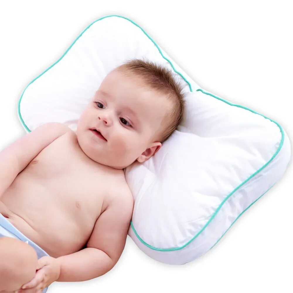 Какие подушки в год ребенку. Подушка для младенцев. Детские подушки до года. Подушечка для малыша до года. Подушка для ребёнка от 6 месяцев.