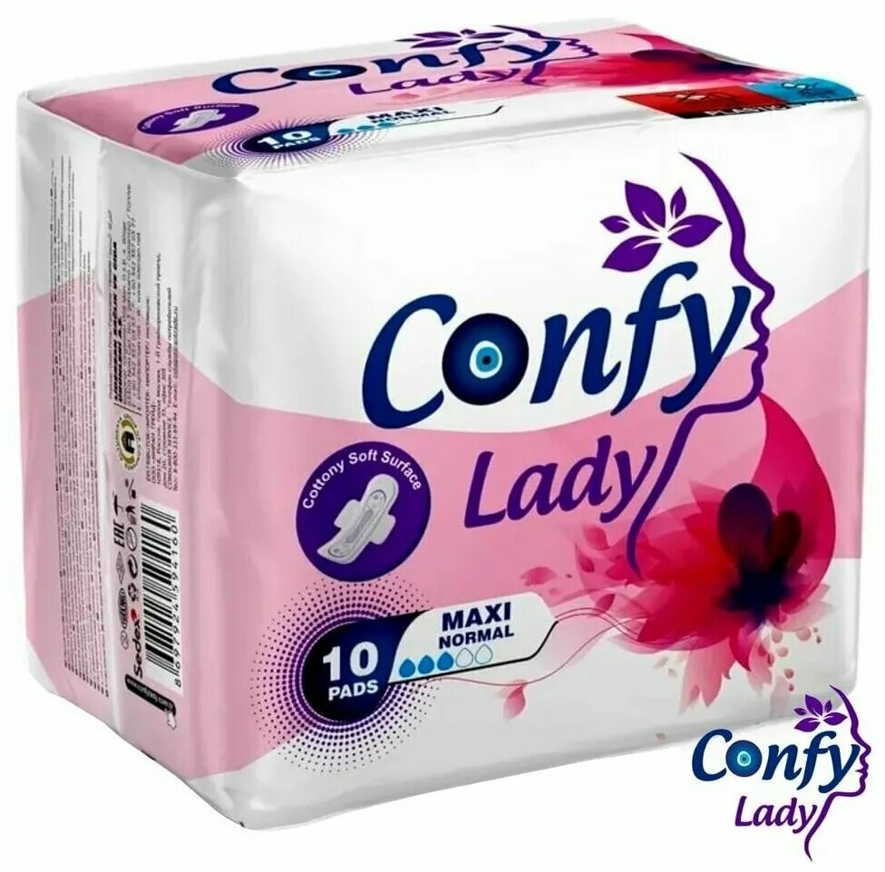 Купить прокладки леди. Прокладки, confy Lady, Maxi normal, 10 шт.. Прокладки confy Lady Maxi. Confy Lady гигиенические женские прокладки Maxi normal, 10шт*16. Confy Lady гигиенические женские прокладки Maxi normal 10 шт.