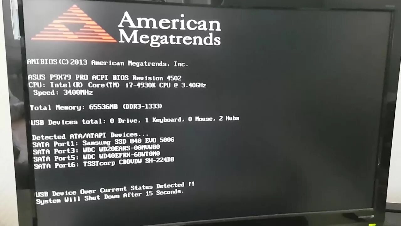 Usb device over current status. American MEGATRENDS ASUS. USB over current status detected. BIOS 15 second. American MEGATRENDS логотип.