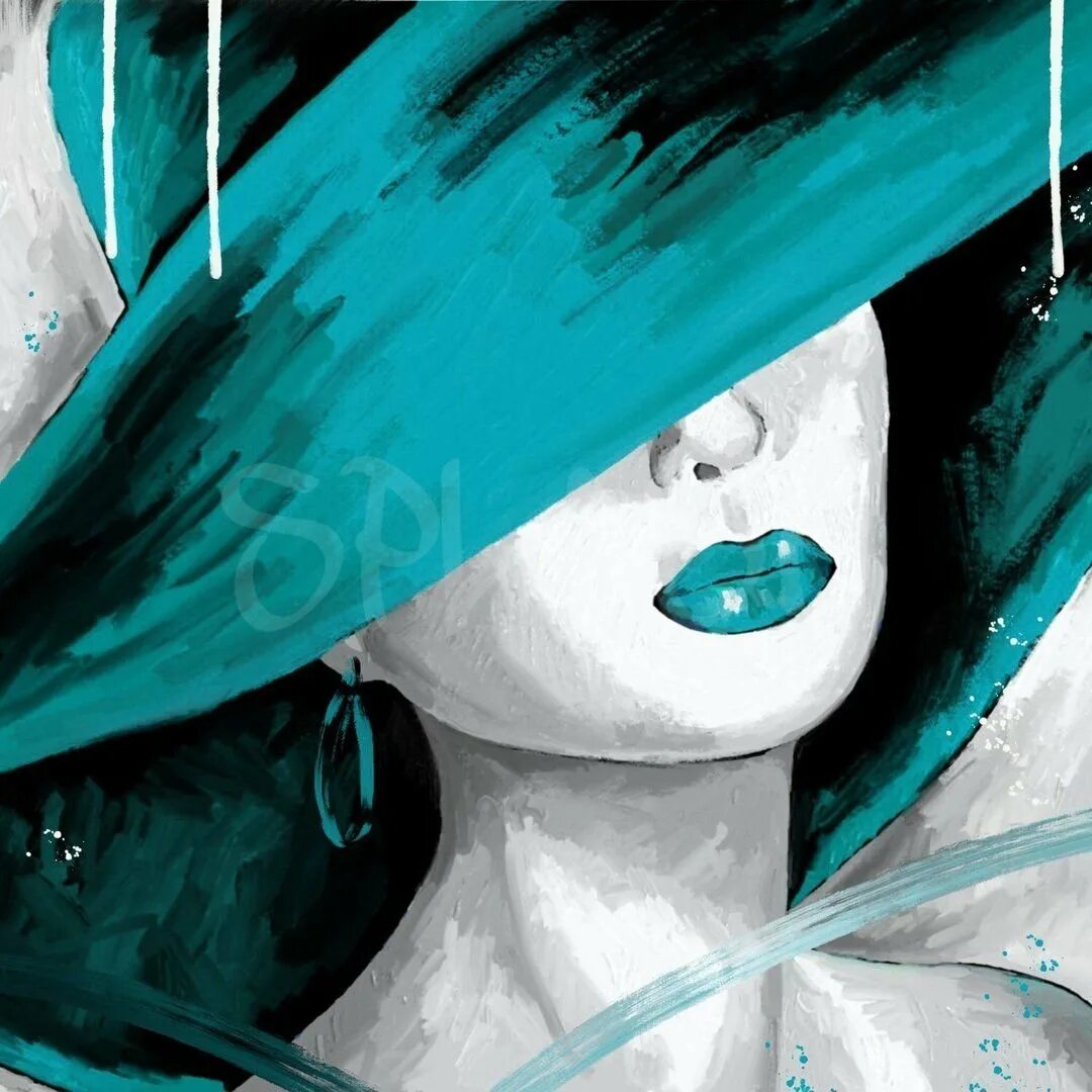 Бирюзовый рисунки. Картина в бирюзовых тонах. дама в бирюзовом. картины на бирюзовом фоне. бирюзовый фон для портрета.