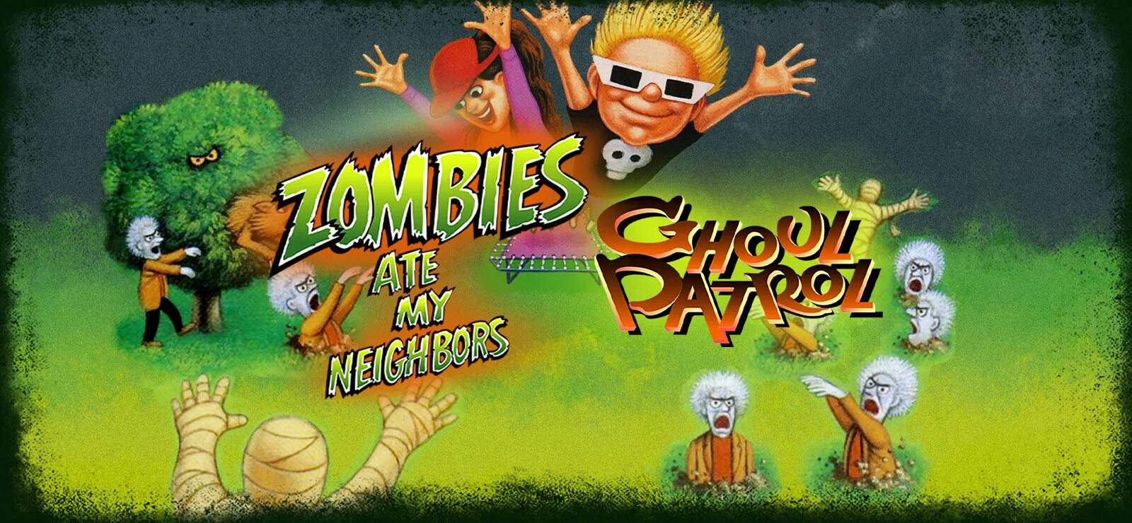 Игра съешь зомби. Zombies ate my Neighbors and Ghoul Patrol. Zombies ate my Neighbors Snes. Игра зомби съели моих соседей. Zombies ate my Neighbors обложка.