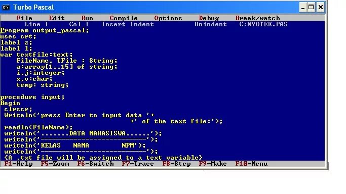 Pascals sub. Var в Паскале. Паскаль программа CRT. Char в Паскале. Текстовый файл Паскаль.