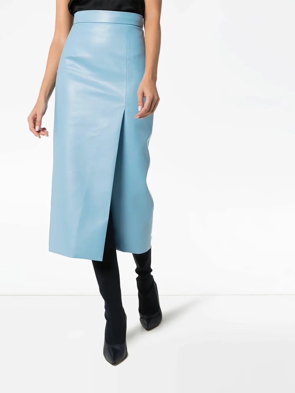 Длинная кожаная юбка с разрезом. Кожаная юбка с разрезом спереди. Кожаная юбка миди с разрезом. Длинная кожаная юбка с разрезом. Кожаная юбка миди.