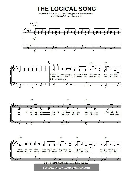 Песня what is logical speed. Supertramp the logical song ноты. supertramp school ноты. supertramp ноты для фортепиано goodbye stranger. the logical song.