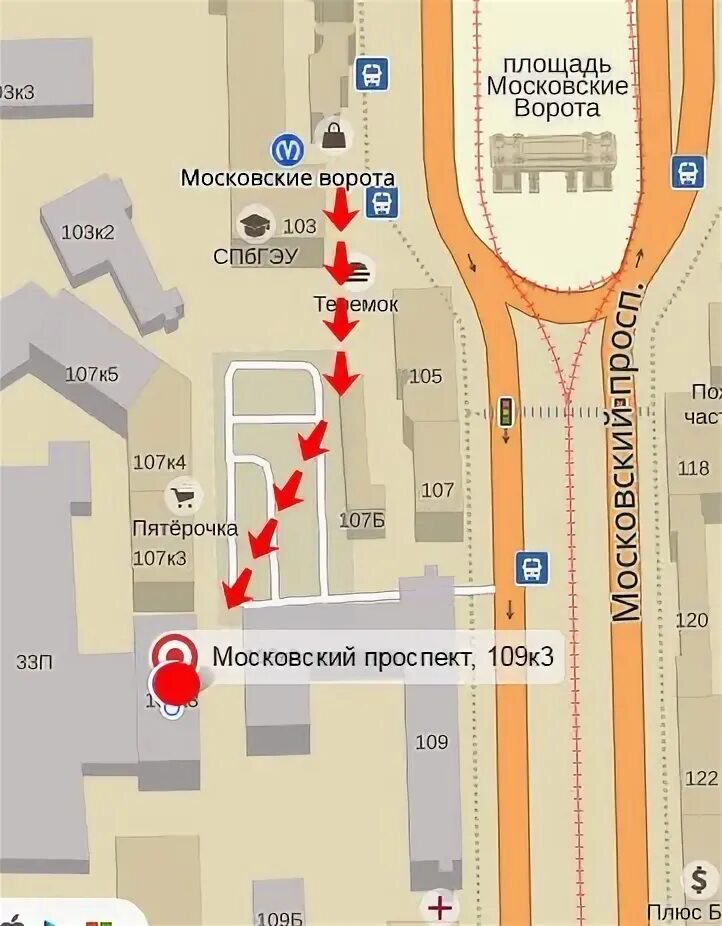 Сколько от московского проспекта. Московский проспект 109 корпус 3. Московский 109 корпус 3 Евросибмед. Московский проспект 109 к3 СПБ. Метро московские ворота.