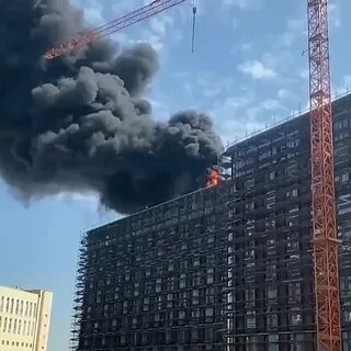 Что сейчас горит в москве на западе