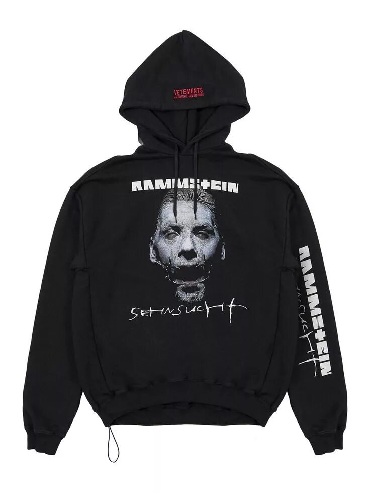 Vetements restricted. Толстовка Rammstein vetements. Vetements Rammstein футболка. Balenciaga Rammstein худи. Толстовка off White Rammstein.