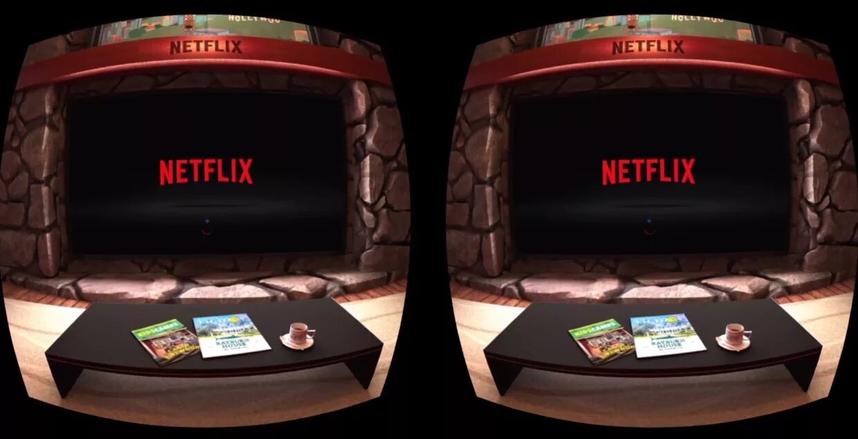 Netflix VR. Окулус Нетфликс. Круг для VR.