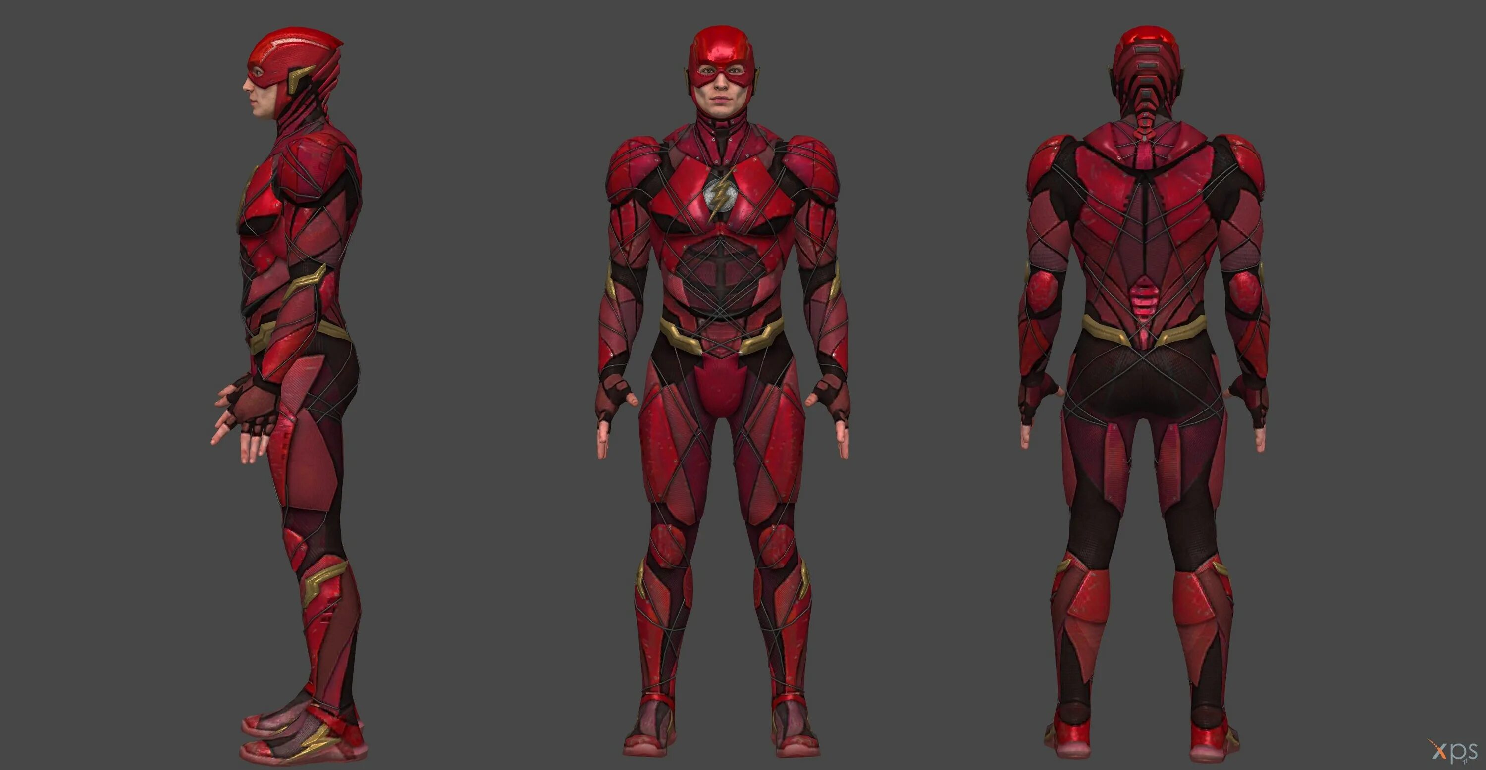 Flash модель. Флеш лига справедливости injustice 2. костюм флеша из лиги справедливости. модель флеша. флеш 3д модель.