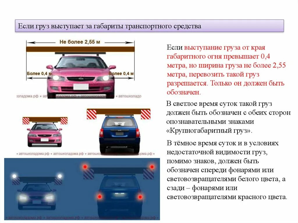 Разрешенные габариты автомобиля. Груз, выступающий за габариты транспортного средства сбоку. Габариты грузов для перевозки грузов автомобильным транспортом.