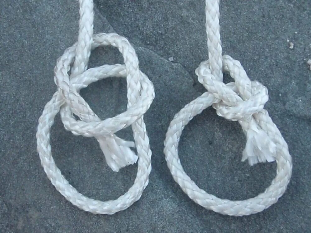 Веревка с узлом на конце 5 букв. Ткацкий булинь. Испанский булинь. Морской узел. Узлы для веревки.