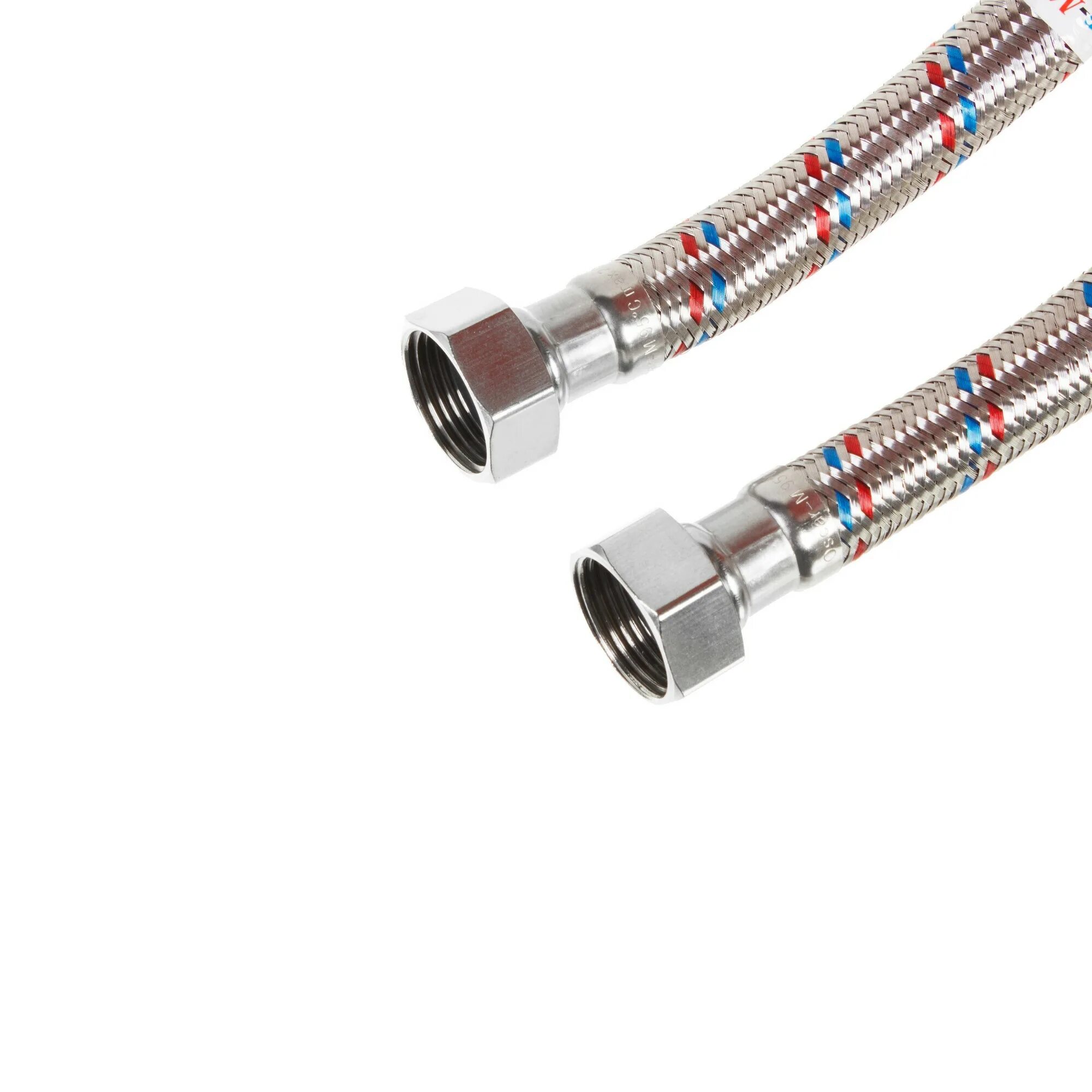 Гибкая подводка папа папа 1/2. Сталь 1/2"xm10x100 см ctm (пара). Гибкая подводка гайка штуцер uni-fitt. Армированная подводка. Гибкая подводка frap 120cm гайка гайка.