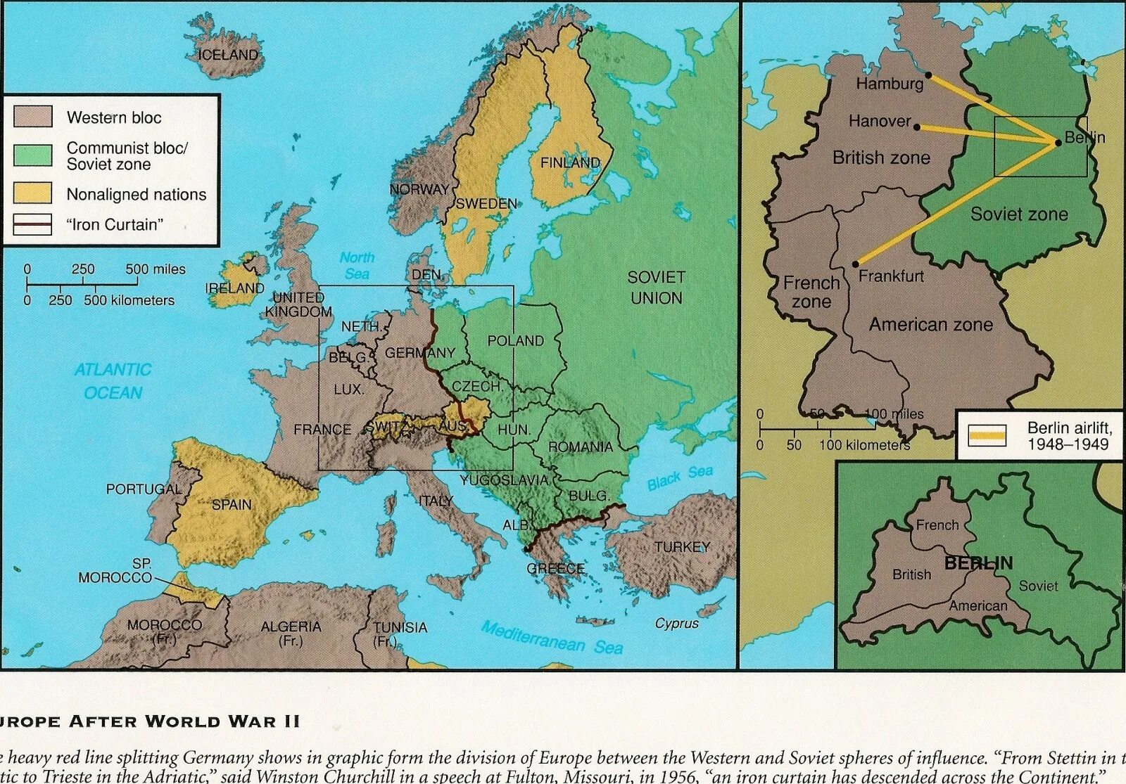 Военная карта европы