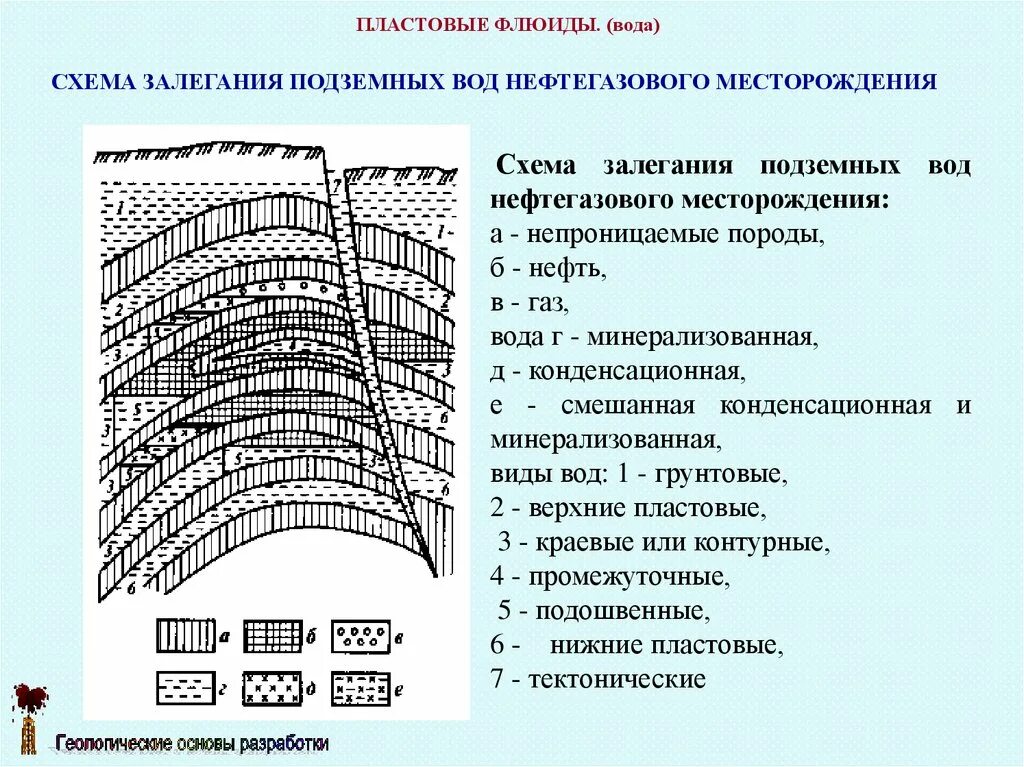 Флюид скважины. Пластовые флюиды. Схема залегания пластовых вод. Схема пластовых месторождений. Типы пластовых флюидов.