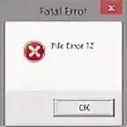 File error 12