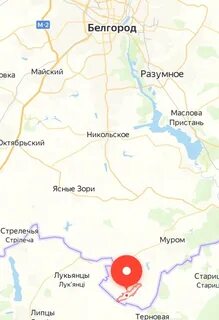 На карте белгородская область шебекинский