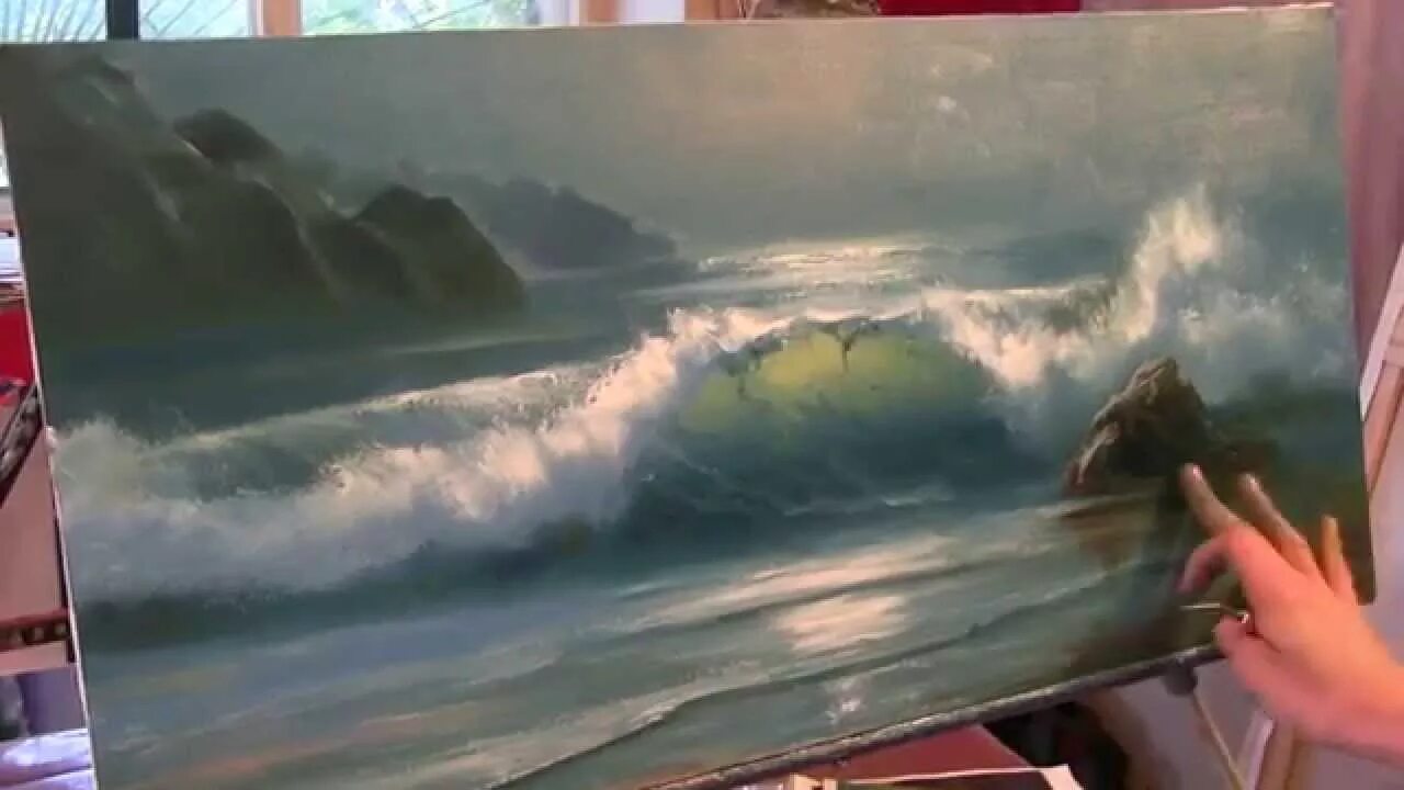 Море видео уроки. Александр южаков море. Морские пейзажи художника игоря сахарова. Игорь сахаров море волна морской прибой. Картины маслом море.