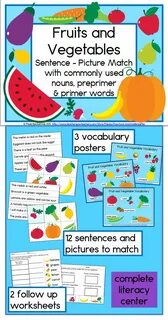 Fruit and vegetables vocabulary