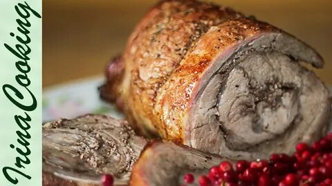 Мясо свинина рулетом в духовке