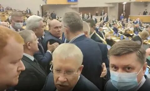 Скандал в думе