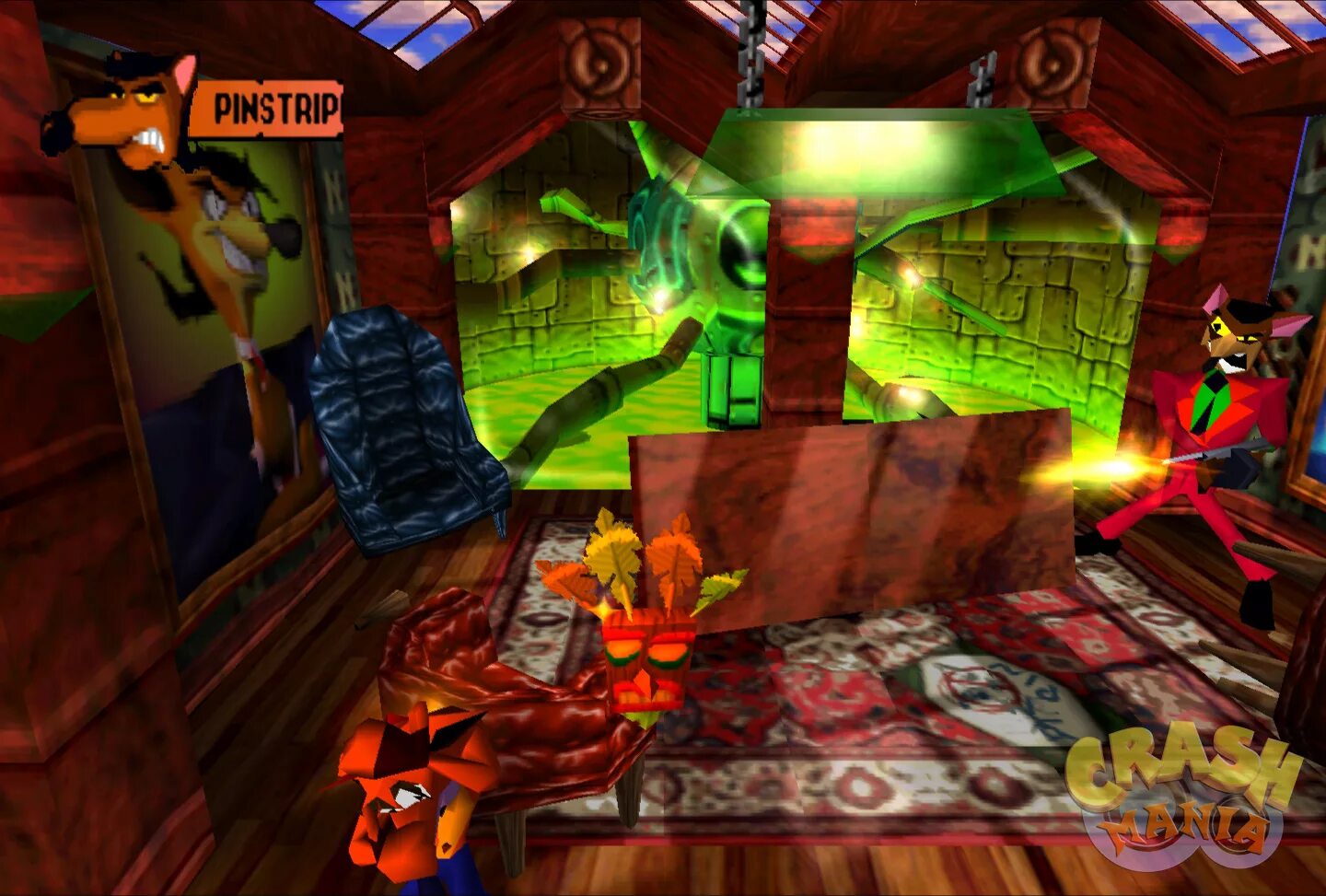 Crash Bandicoot Pinstripe. Папу папу крэш бандикут. Crash Bandicoot на двоих. Crash Bandicoot Heal Bar.