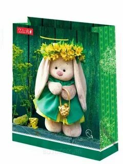 Подарочный пакет с зайцем