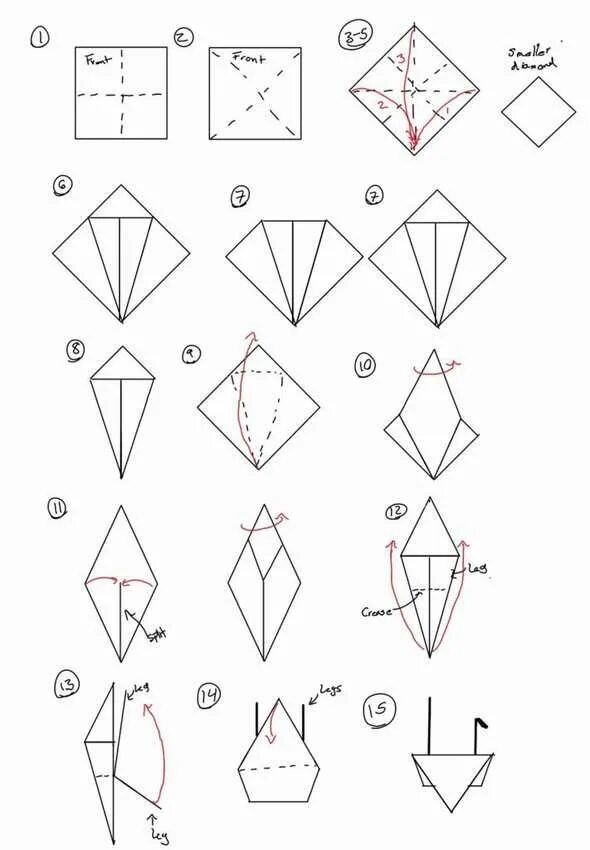 Оригами из бумаги Журавлик схема поэтапно для детей. Схема оригами Журавлик из бумаги простая. Журавлик оригами из бумаги схемы для детей простая. Как сделать журавлика из бумаги а4. Оригами журавлик для начинающих