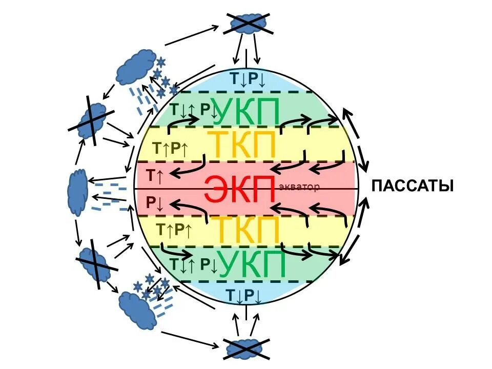 Какие ветры пассаты. Схема пассатов ветров. Схема образования ветров пассатов. Ветер Западный. Пояса давления земли.