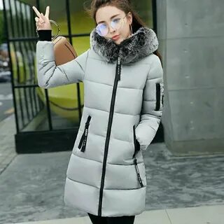 Пуховик женский зимний с капюшоном