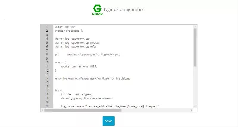 Nginx configuration