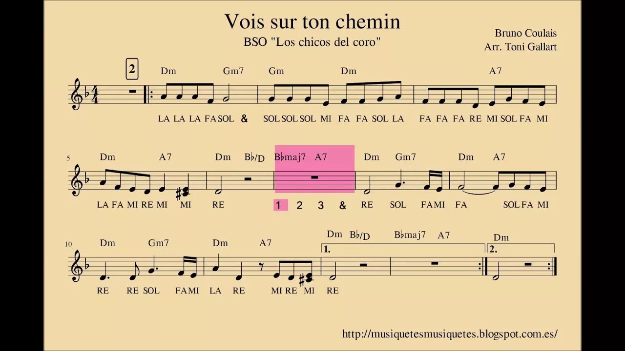 Vois sur ton chemin x montagem coral. Les choristes vois sur ton chemin текст. Vois sur ton chemin les choristes Ноты. Vois sur ton chemin текст. Vois sur ton chemin аккомпанемент.