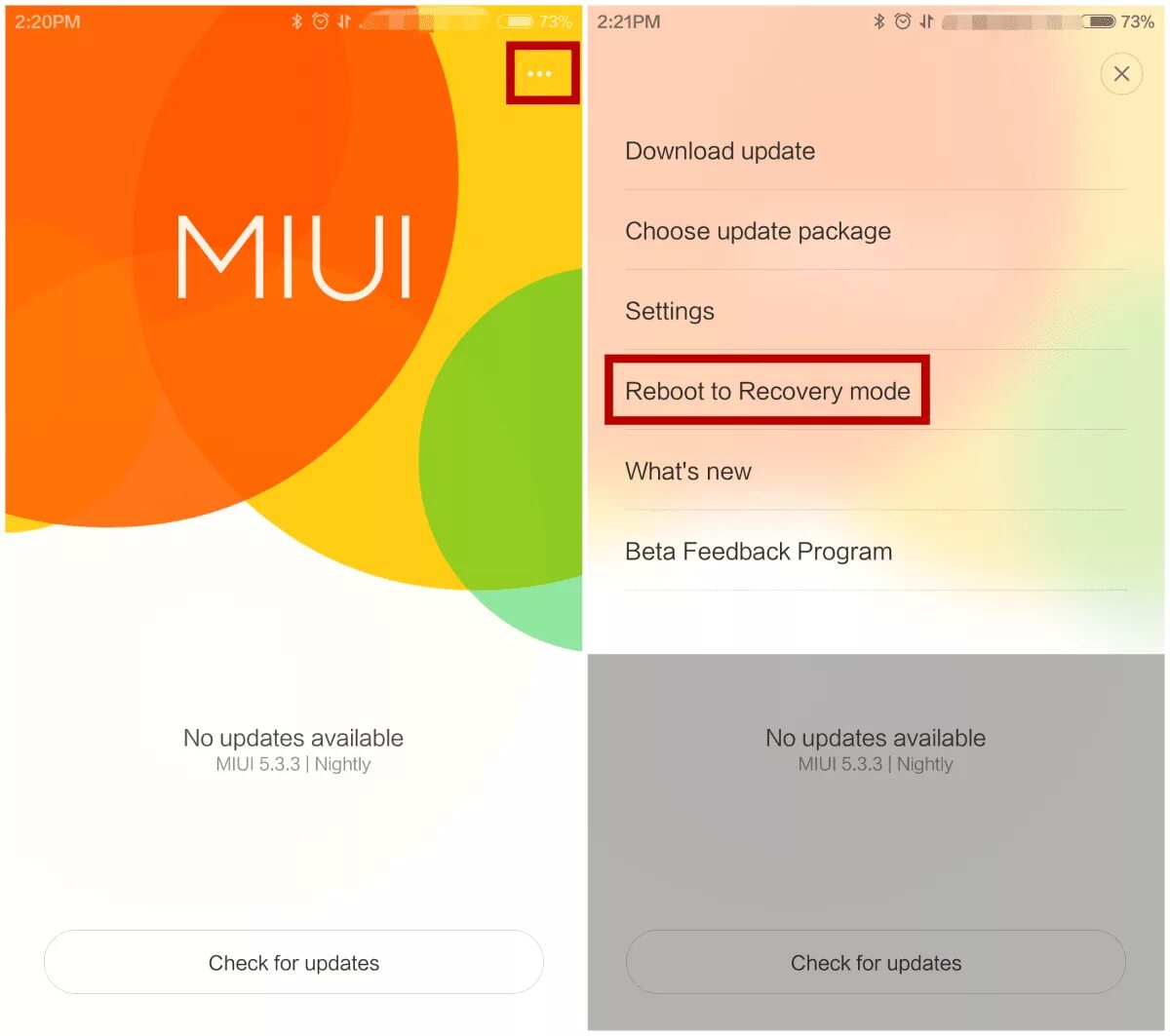 Рекавери MIUI. Reboot MIUI. MIUI Recovery 5.0. Прошивка ми.