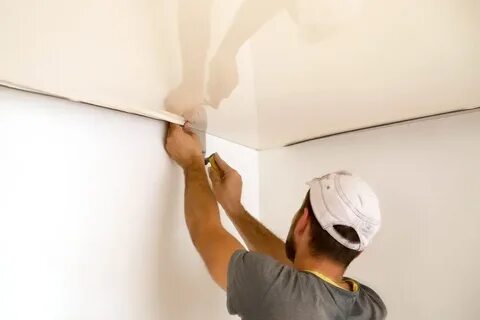 Как как самому поставить натяжные потолки
