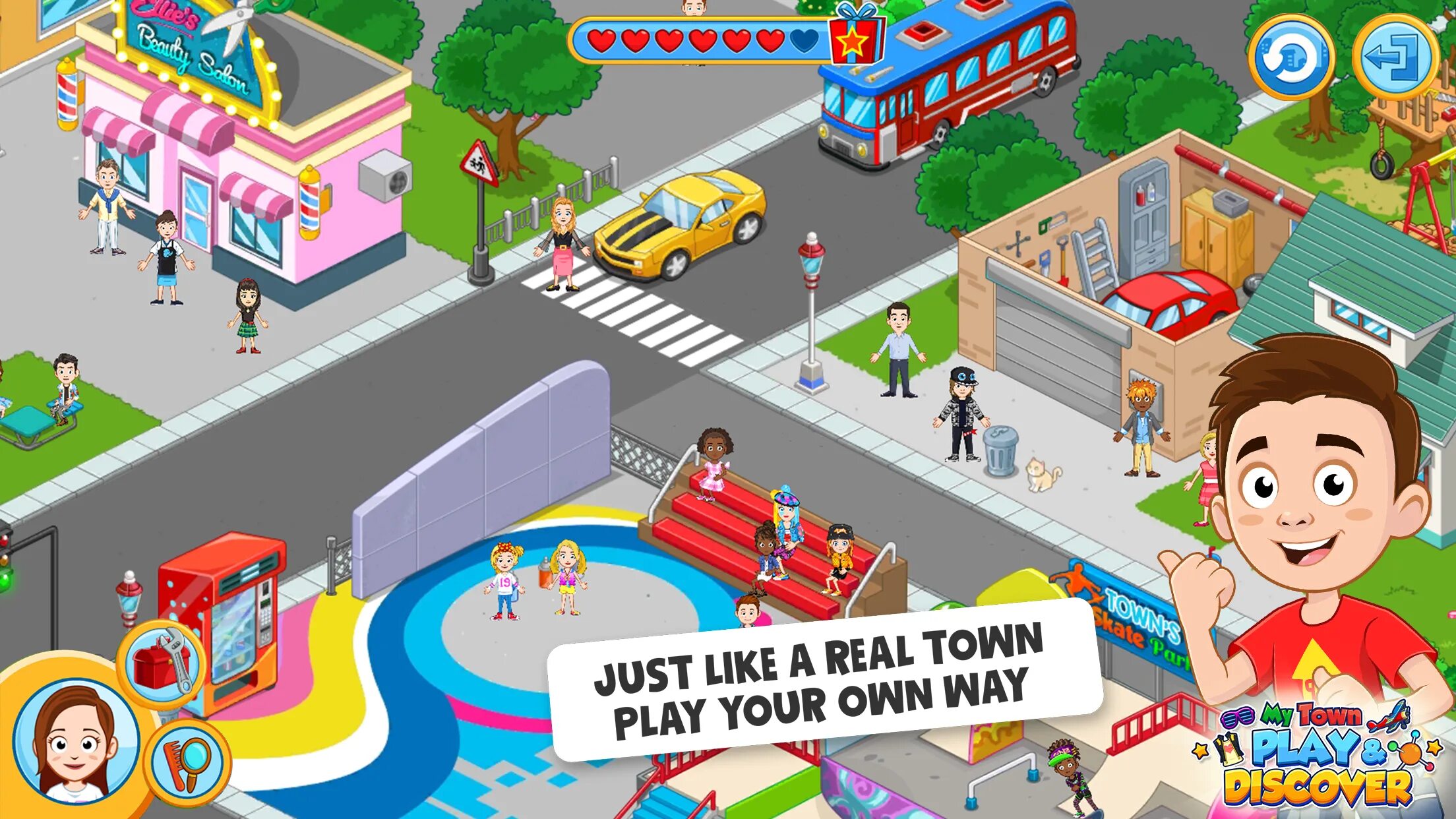 Игра my Town Play discover. My Town Дискавери. Игры my Town город. Игра my Town, my City,. My first game