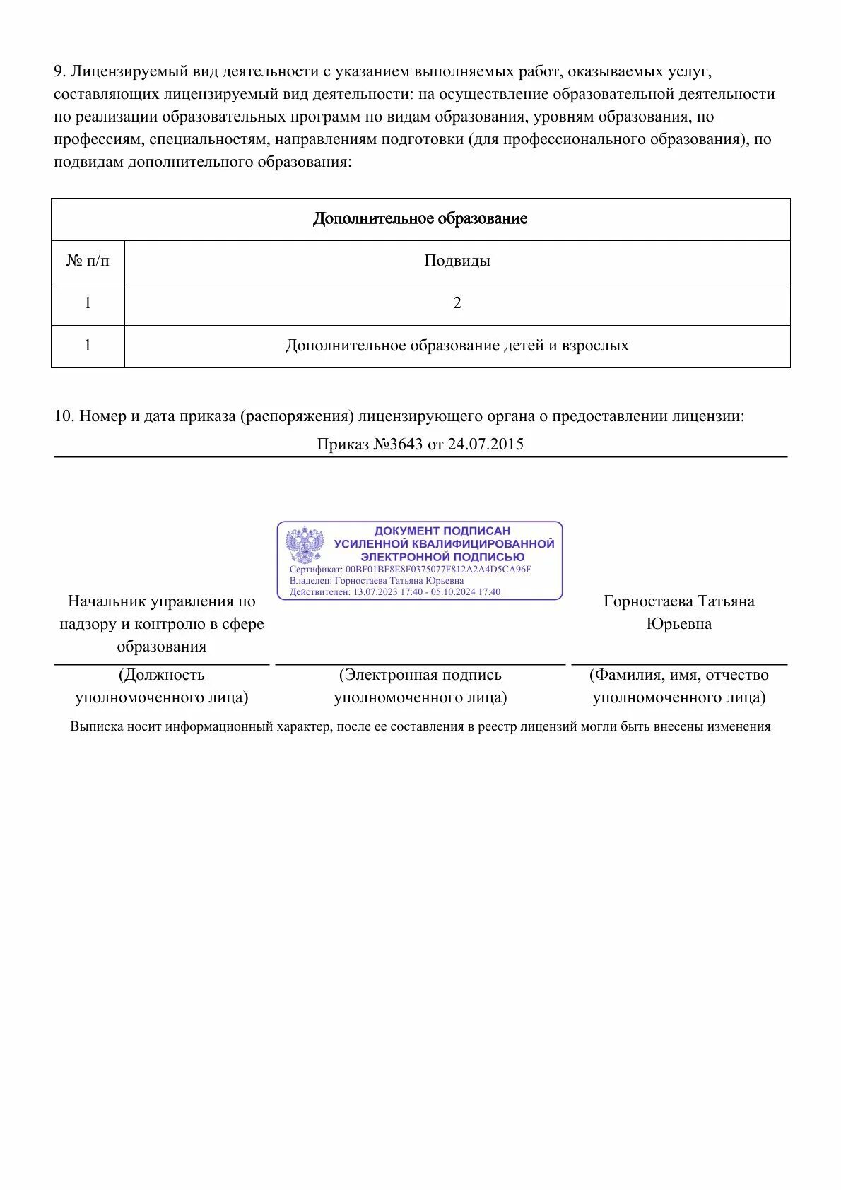 Как получить выписку из лицензии