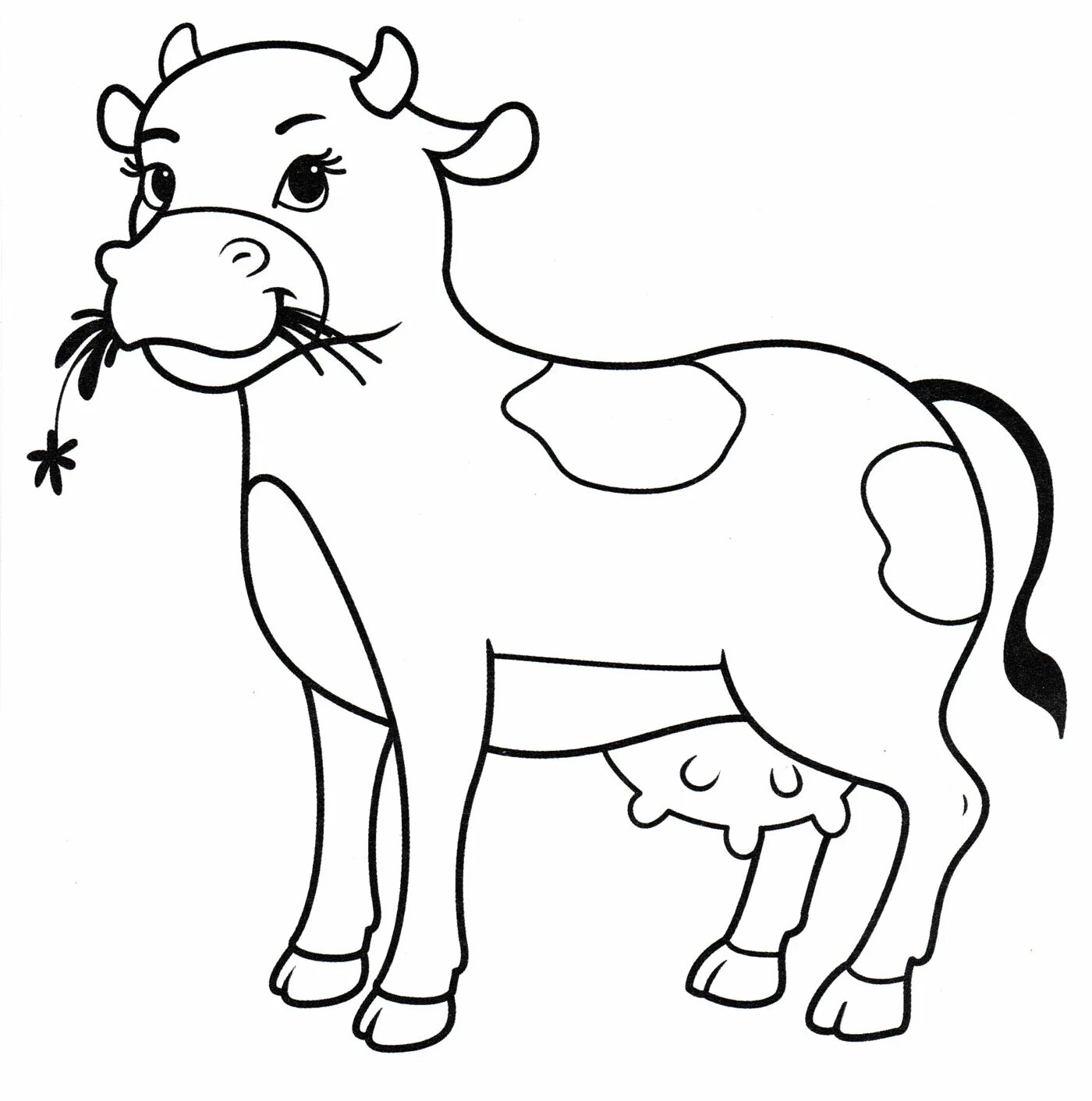 Cute Cow Coloring Pages PDF - Coloringfolder.com Coloriage vache, Coloriage, Col