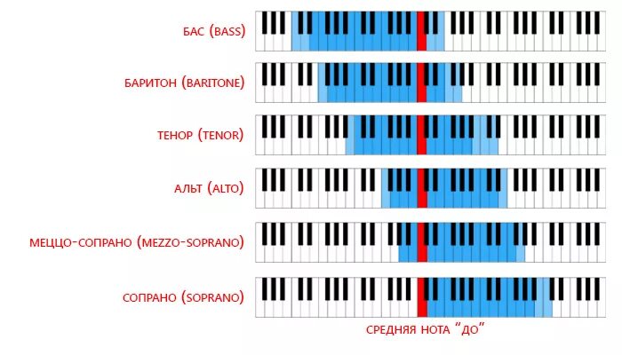 Голос 4 октавы. Диапазоны голоса тенор баритон. Бас баритон тенор Альт сопрано. Бас-баритон диапазон голоса. Бас баритон тенор диапазон.