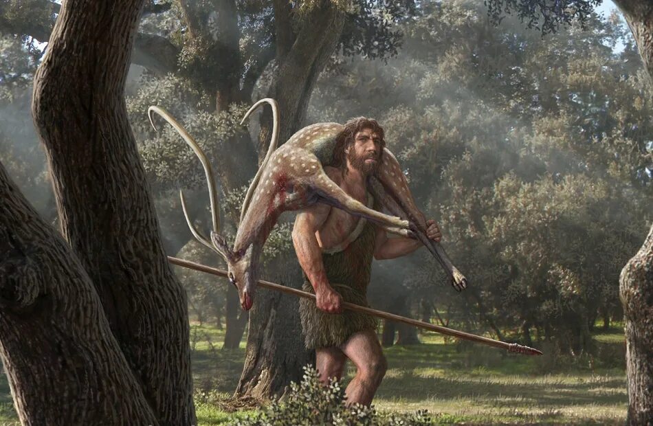 Копье древнего человека. Первобытный охотник с луком. Древние люди с копьями. Древние люди с луком.