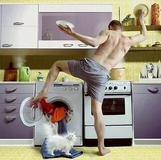 Мужчина ничего не делает