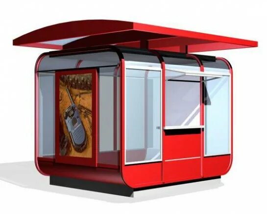 остановочный павильон "оп-2м1 l" 5 м. нестационарный павильон проект. 6. павильоны для торговли. киоски и павильоны для торговли.