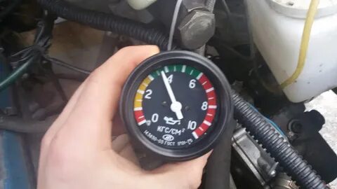 Газель давление масла горит лампочка