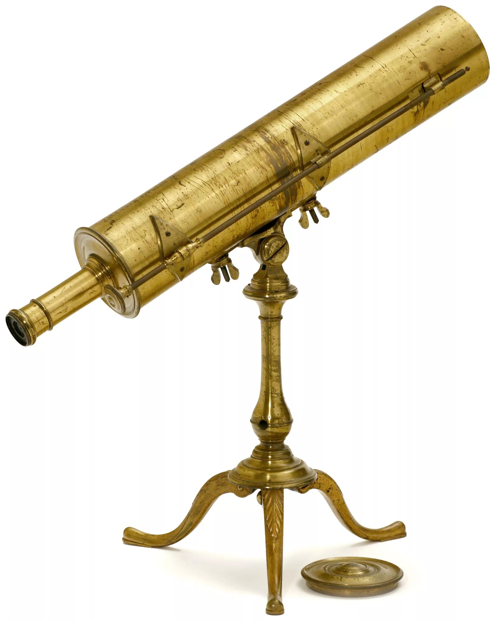 Приборы ньютона. Галилео Галилей первый телескоп. Старинный рефрактор телескоп. Телескоп 19 века. Телескоп рефлектор Галилея.