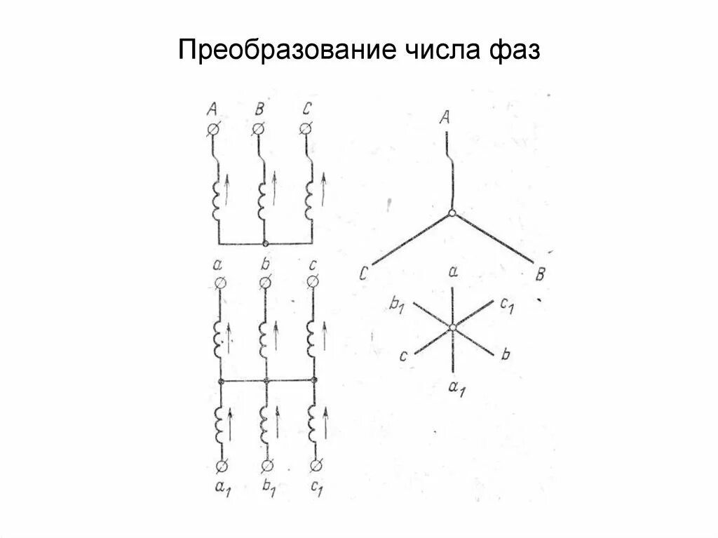 Трансформаторы числа фаз. Расщепитель фаз 220/380. схема расщепления фазы. схема расщепителя фаз 220 380. трансформатор для преобразования числа фаз.